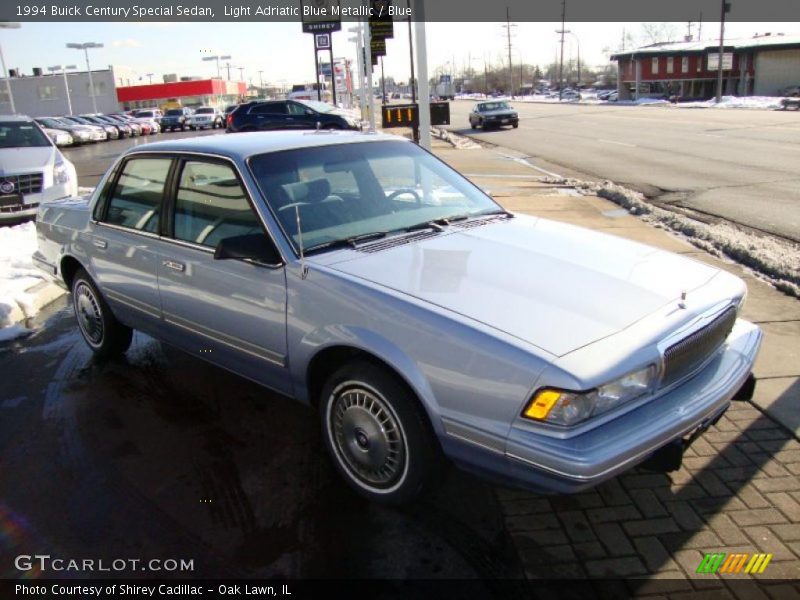 Light Adriatic Blue Metallic / Blue 1994 Buick Century Special Sedan