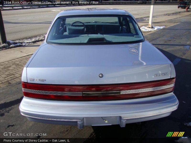 Light Adriatic Blue Metallic / Blue 1994 Buick Century Special Sedan