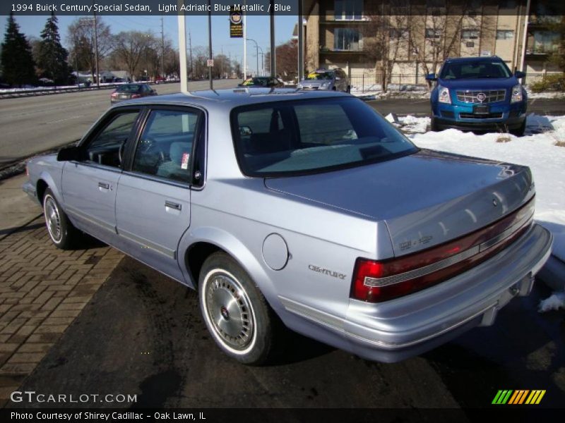 Light Adriatic Blue Metallic / Blue 1994 Buick Century Special Sedan