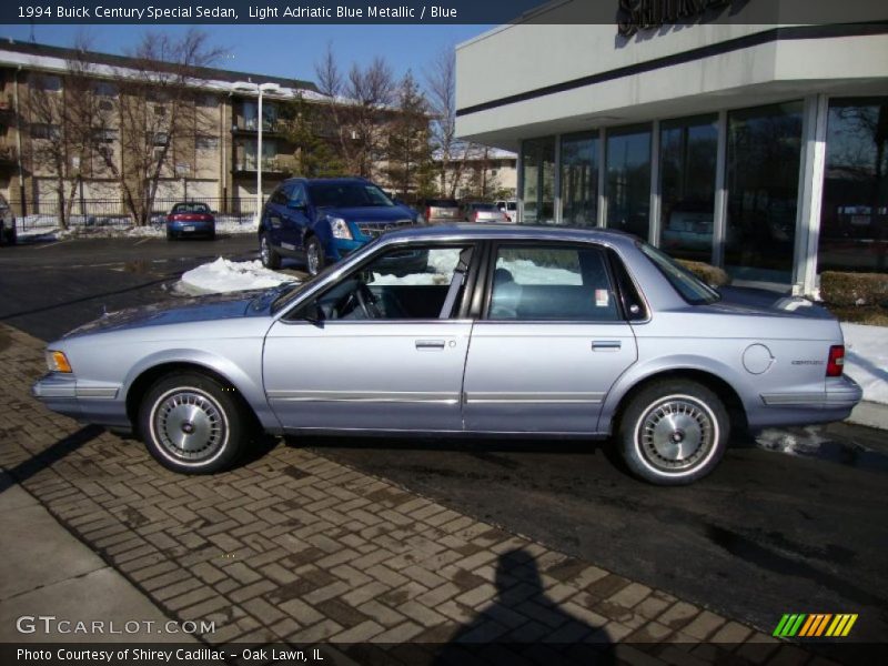 Light Adriatic Blue Metallic / Blue 1994 Buick Century Special Sedan