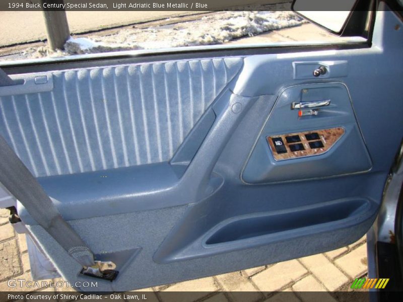 Light Adriatic Blue Metallic / Blue 1994 Buick Century Special Sedan