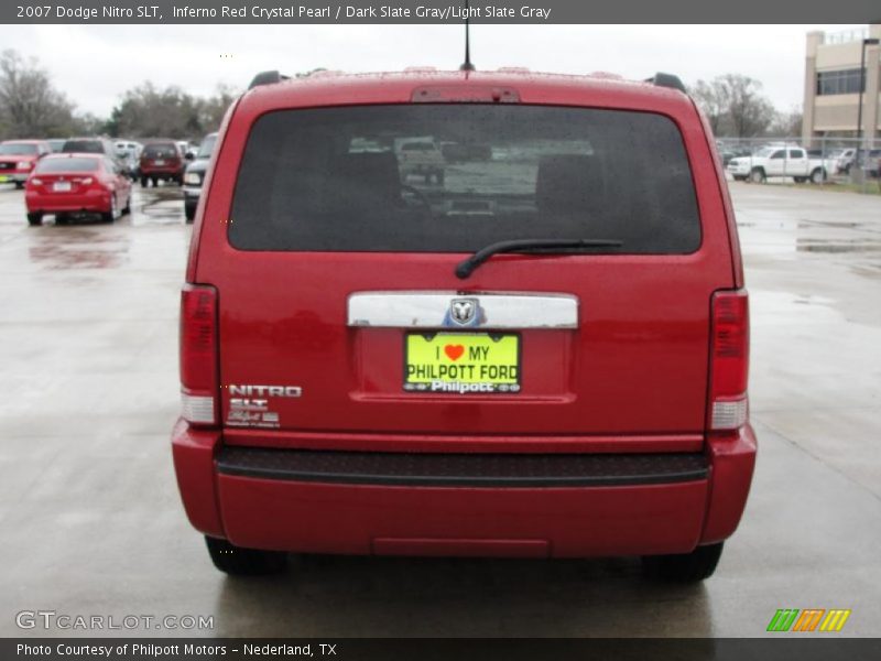 Inferno Red Crystal Pearl / Dark Slate Gray/Light Slate Gray 2007 Dodge Nitro SLT