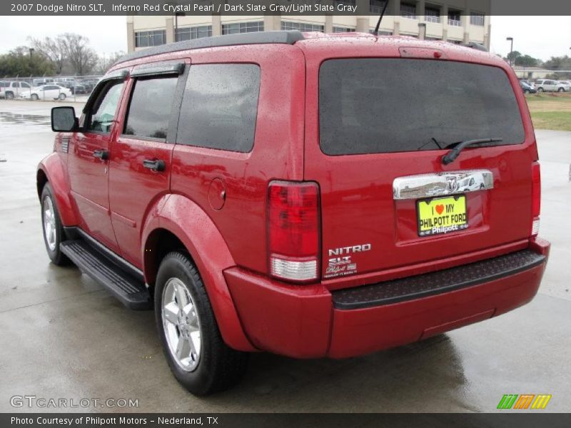 Inferno Red Crystal Pearl / Dark Slate Gray/Light Slate Gray 2007 Dodge Nitro SLT