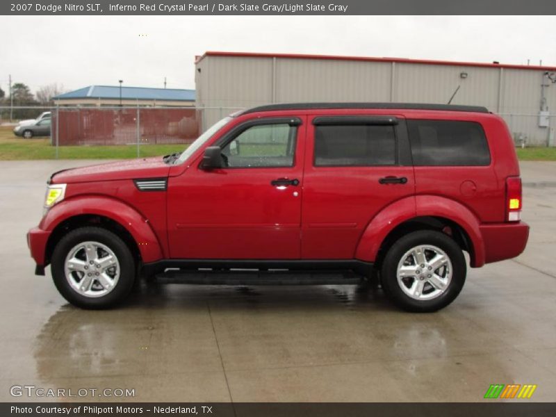 Inferno Red Crystal Pearl / Dark Slate Gray/Light Slate Gray 2007 Dodge Nitro SLT