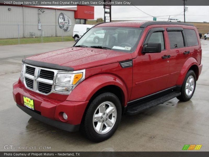 Inferno Red Crystal Pearl / Dark Slate Gray/Light Slate Gray 2007 Dodge Nitro SLT
