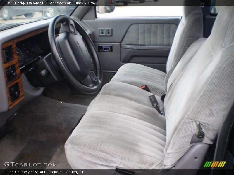 Black / Gray 1995 Dodge Dakota SLT Extended Cab