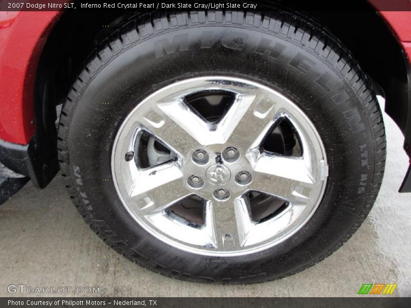 Inferno Red Crystal Pearl / Dark Slate Gray/Light Slate Gray 2007 Dodge Nitro SLT
