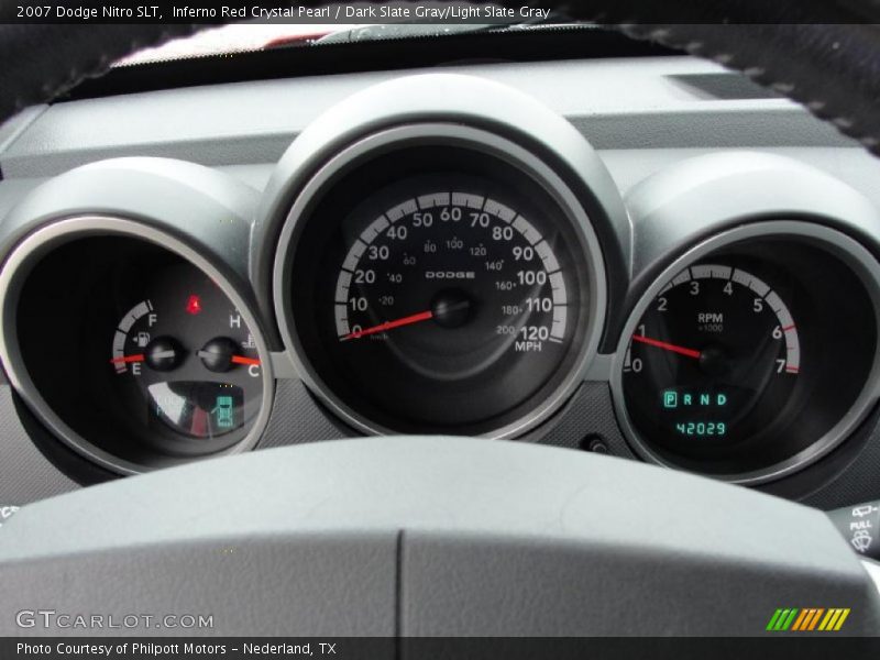 Inferno Red Crystal Pearl / Dark Slate Gray/Light Slate Gray 2007 Dodge Nitro SLT