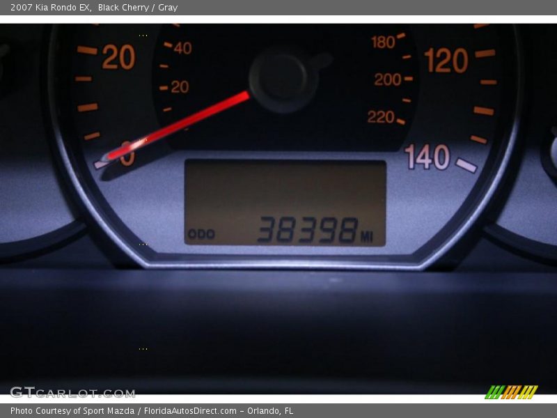 Black Cherry / Gray 2007 Kia Rondo EX