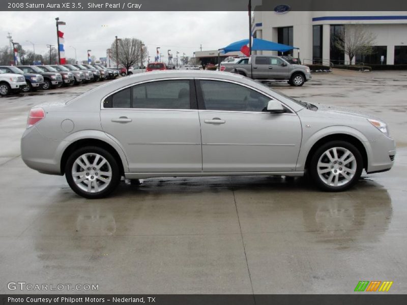 Silver Pearl / Gray 2008 Saturn Aura XE 3.5