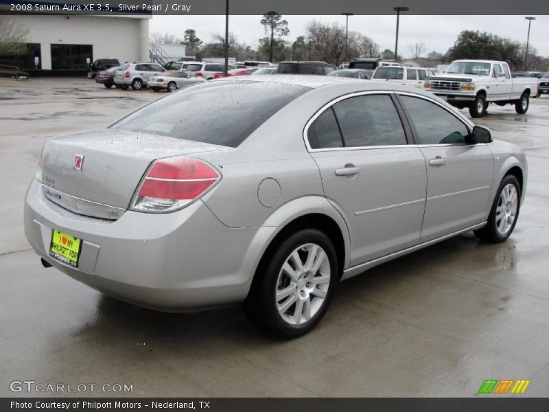 Silver Pearl / Gray 2008 Saturn Aura XE 3.5