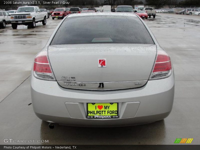 Silver Pearl / Gray 2008 Saturn Aura XE 3.5