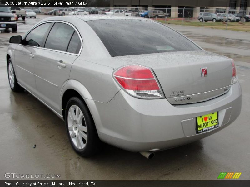 Silver Pearl / Gray 2008 Saturn Aura XE 3.5