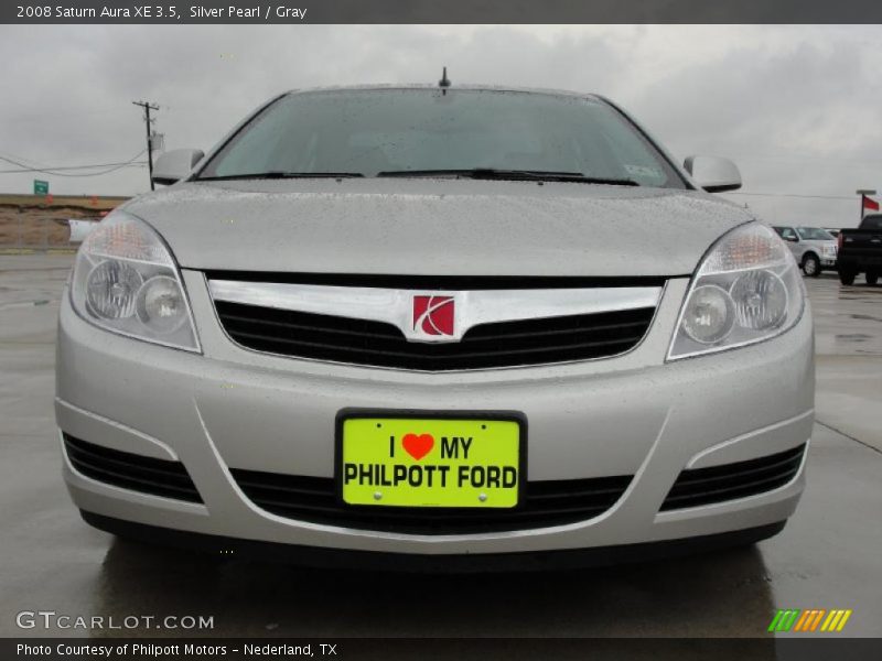 Silver Pearl / Gray 2008 Saturn Aura XE 3.5