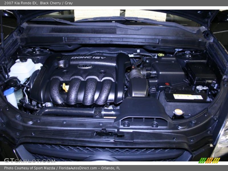 Black Cherry / Gray 2007 Kia Rondo EX