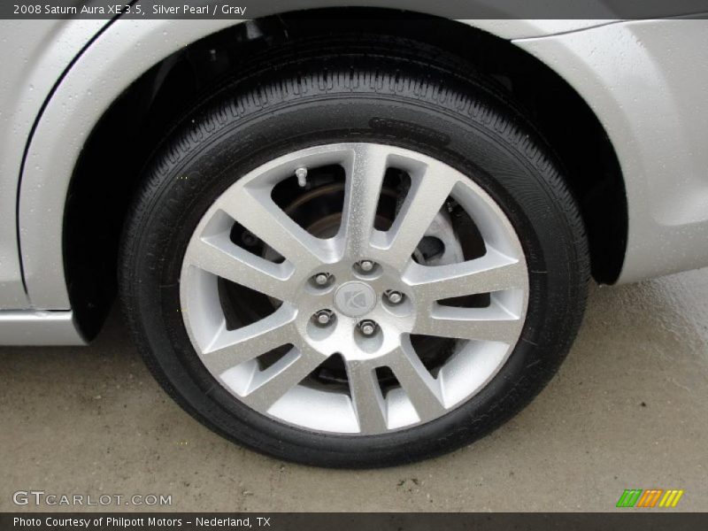 Silver Pearl / Gray 2008 Saturn Aura XE 3.5