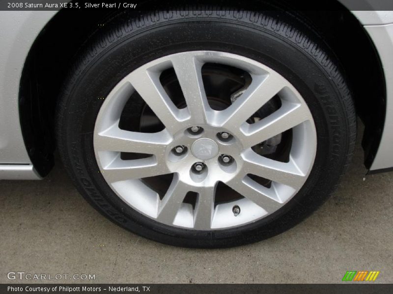 Silver Pearl / Gray 2008 Saturn Aura XE 3.5