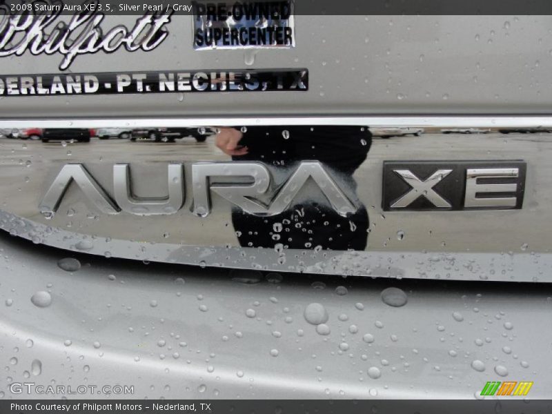 Silver Pearl / Gray 2008 Saturn Aura XE 3.5