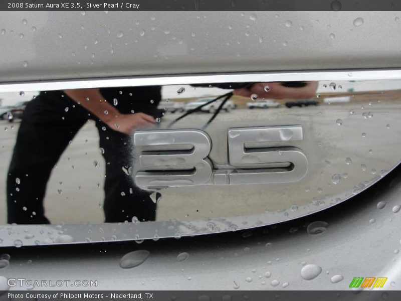 Silver Pearl / Gray 2008 Saturn Aura XE 3.5