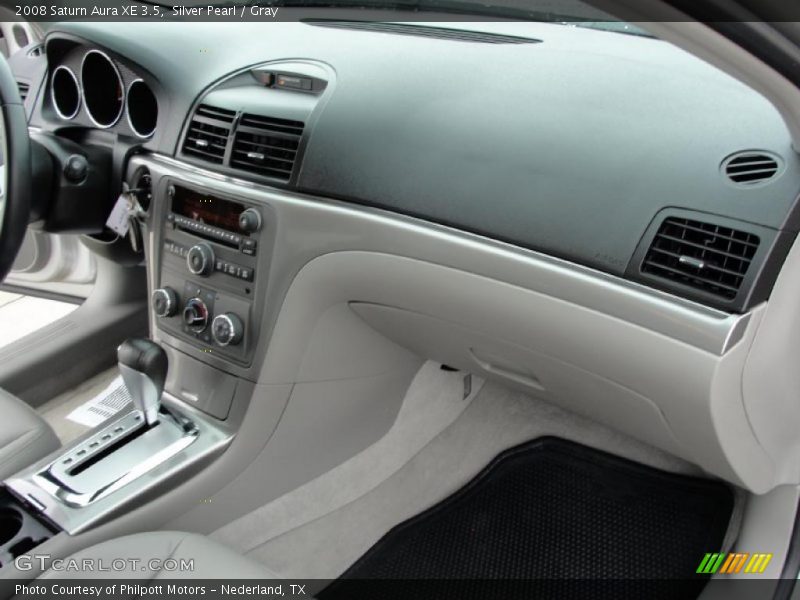 Silver Pearl / Gray 2008 Saturn Aura XE 3.5
