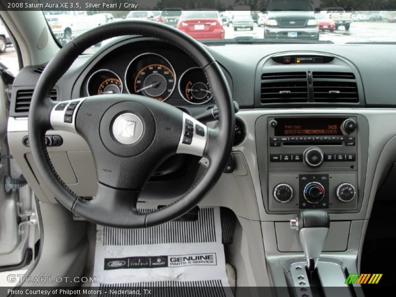 Silver Pearl / Gray 2008 Saturn Aura XE 3.5