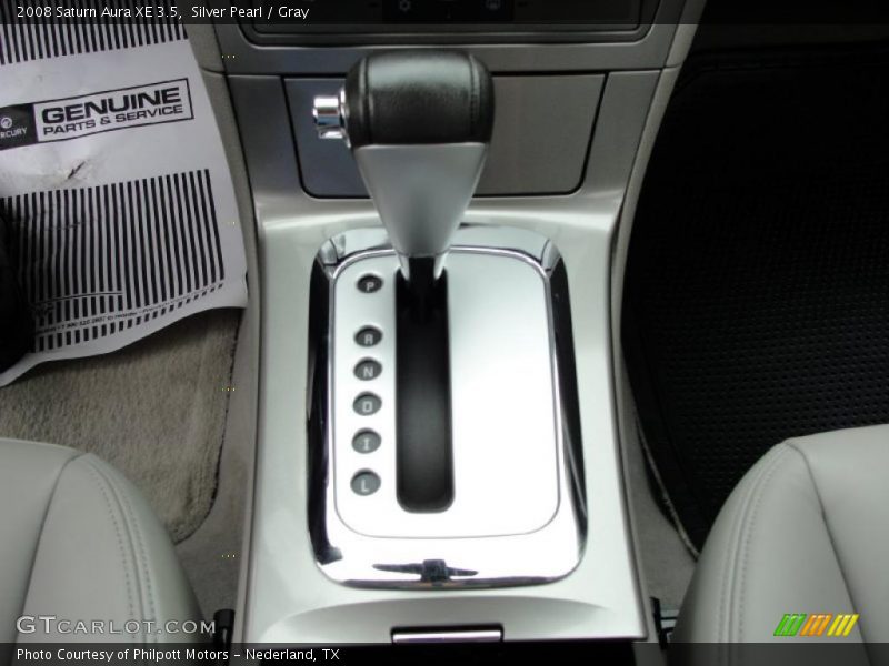 Silver Pearl / Gray 2008 Saturn Aura XE 3.5
