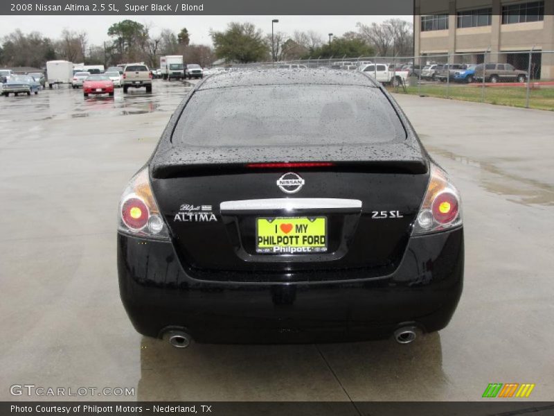 Super Black / Blond 2008 Nissan Altima 2.5 SL