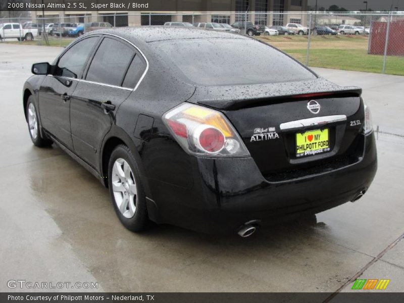 Super Black / Blond 2008 Nissan Altima 2.5 SL