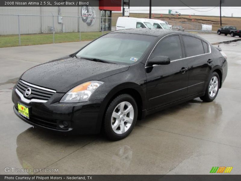 Super Black / Blond 2008 Nissan Altima 2.5 SL