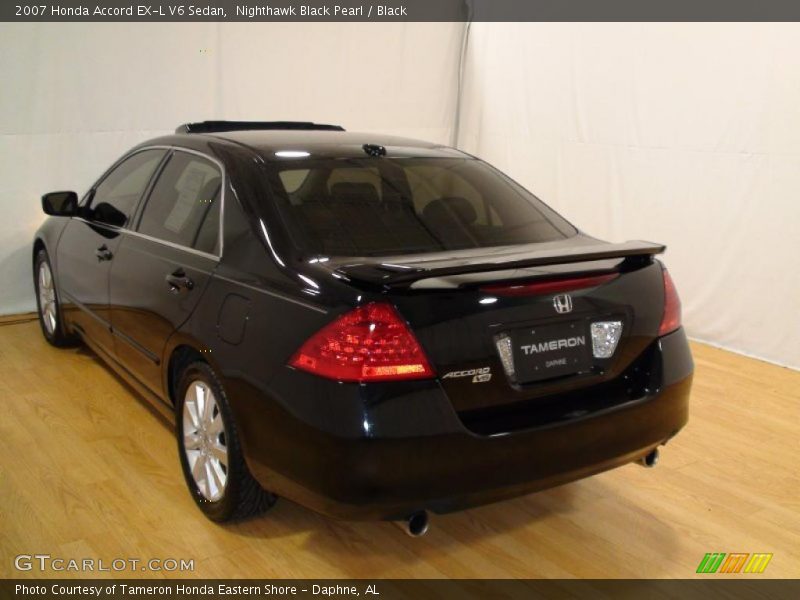 Nighthawk Black Pearl / Black 2007 Honda Accord EX-L V6 Sedan