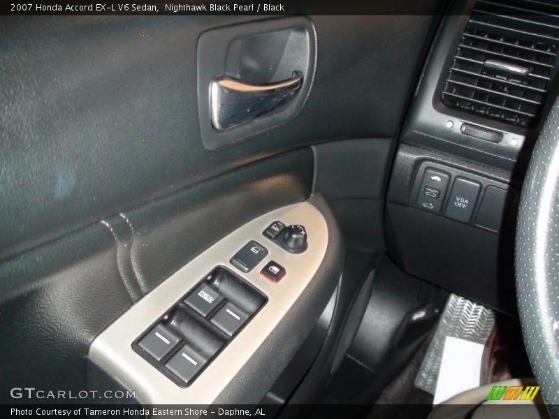 Nighthawk Black Pearl / Black 2007 Honda Accord EX-L V6 Sedan