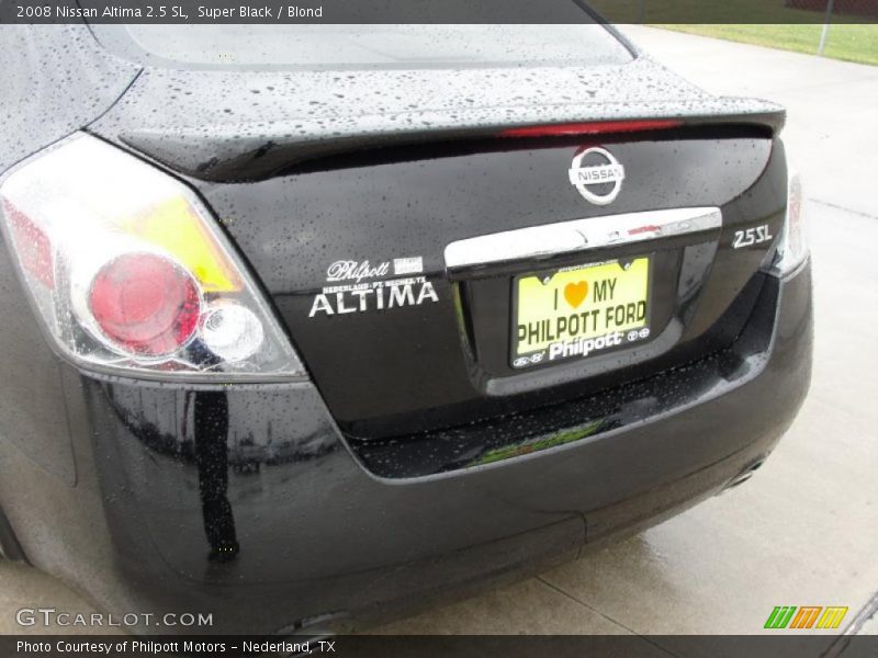 Super Black / Blond 2008 Nissan Altima 2.5 SL