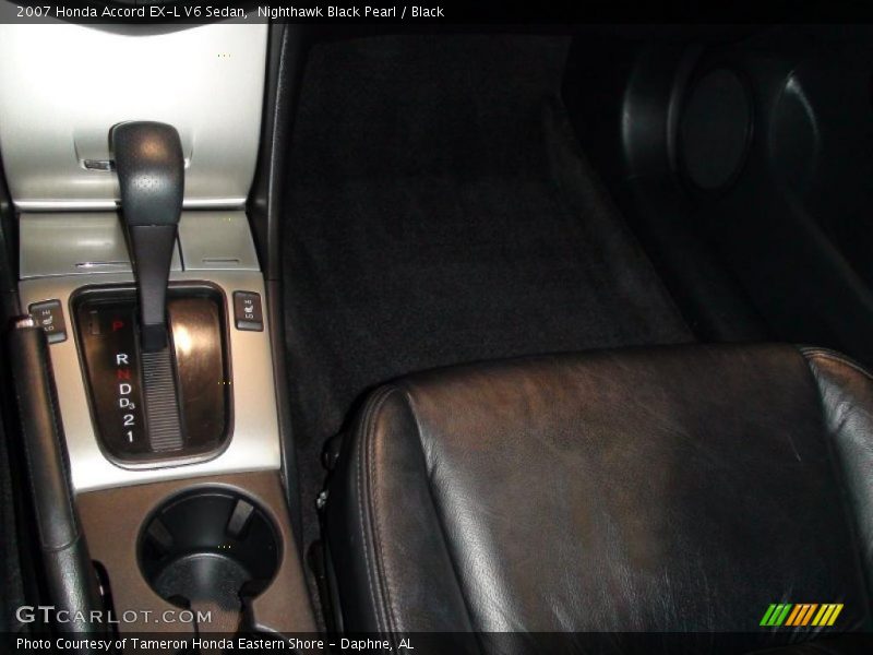 Nighthawk Black Pearl / Black 2007 Honda Accord EX-L V6 Sedan