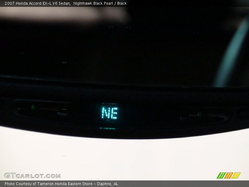 Nighthawk Black Pearl / Black 2007 Honda Accord EX-L V6 Sedan