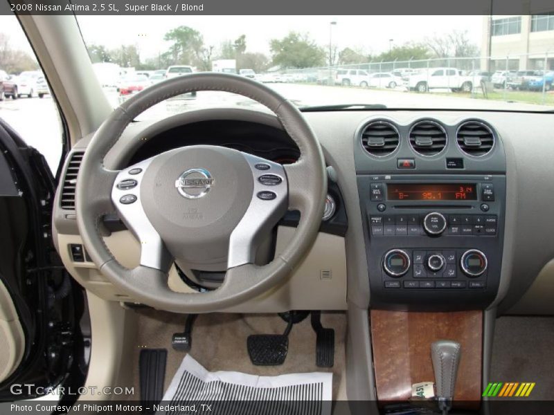 Super Black / Blond 2008 Nissan Altima 2.5 SL