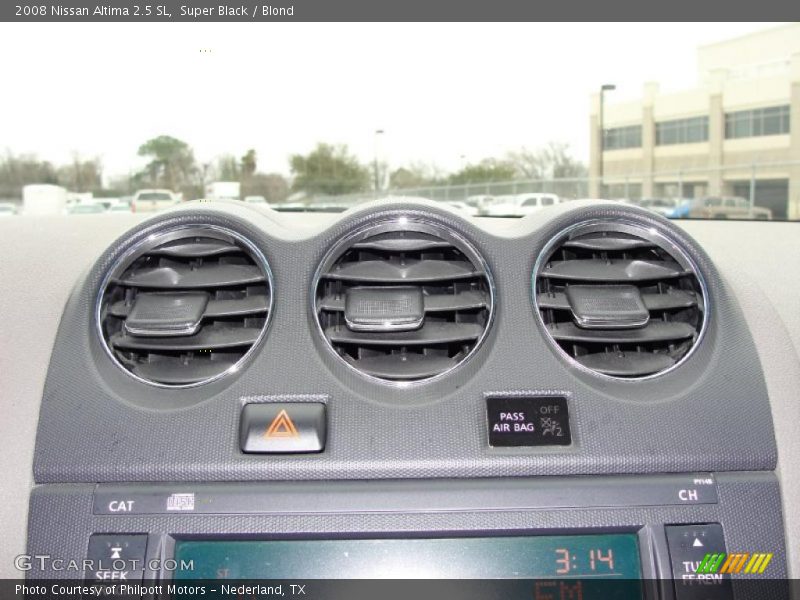 Super Black / Blond 2008 Nissan Altima 2.5 SL