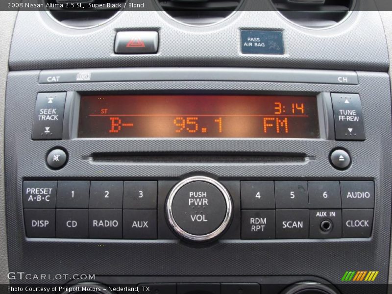 Super Black / Blond 2008 Nissan Altima 2.5 SL