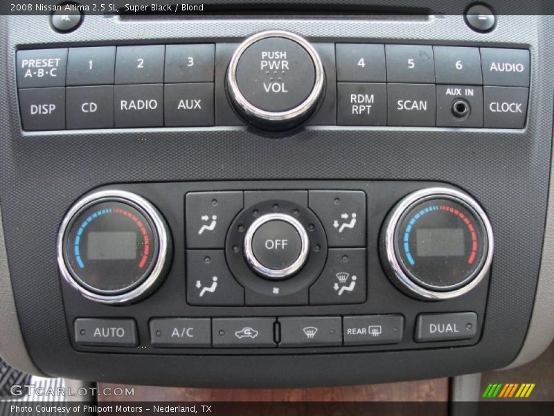 Super Black / Blond 2008 Nissan Altima 2.5 SL