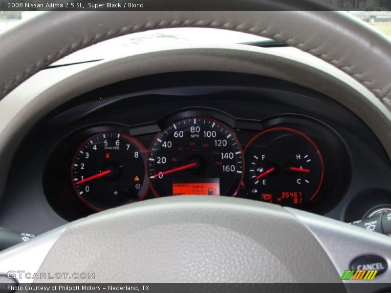 Super Black / Blond 2008 Nissan Altima 2.5 SL