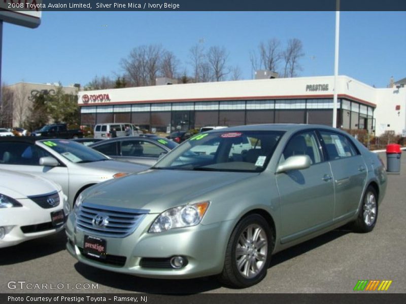 Silver Pine Mica / Ivory Beige 2008 Toyota Avalon Limited