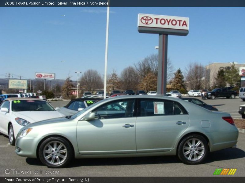 Silver Pine Mica / Ivory Beige 2008 Toyota Avalon Limited