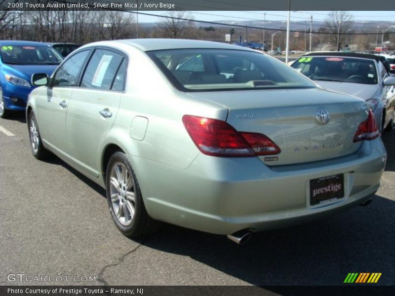 Silver Pine Mica / Ivory Beige 2008 Toyota Avalon Limited