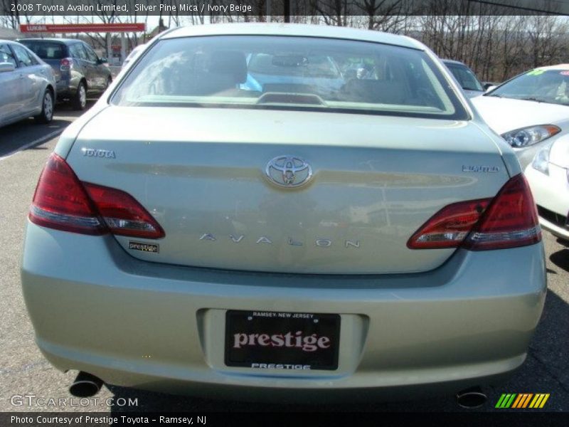 Silver Pine Mica / Ivory Beige 2008 Toyota Avalon Limited