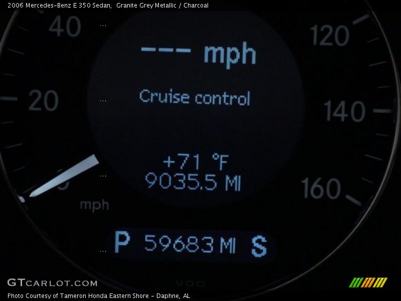 Granite Grey Metallic / Charcoal 2006 Mercedes-Benz E 350 Sedan