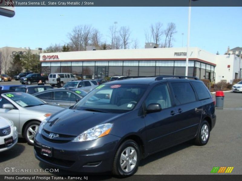 Slate Gray Metallic / Stone 2007 Toyota Sienna LE