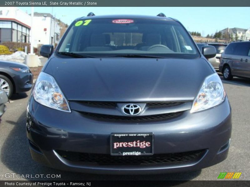 Slate Gray Metallic / Stone 2007 Toyota Sienna LE