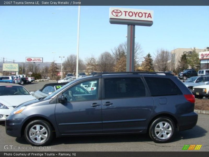 Slate Gray Metallic / Stone 2007 Toyota Sienna LE