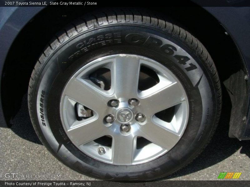 Slate Gray Metallic / Stone 2007 Toyota Sienna LE