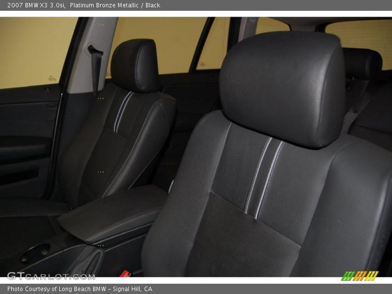 Platinum Bronze Metallic / Black 2007 BMW X3 3.0si