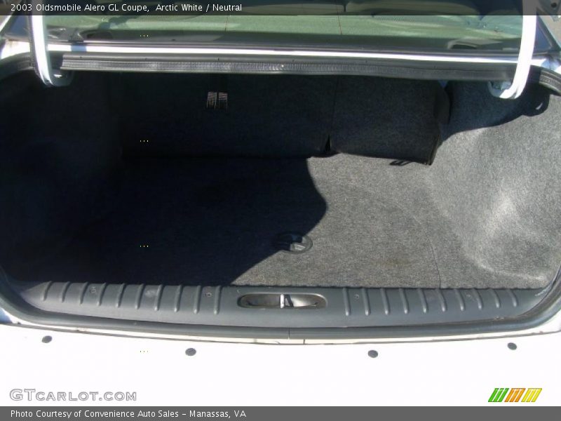 Arctic White / Neutral 2003 Oldsmobile Alero GL Coupe